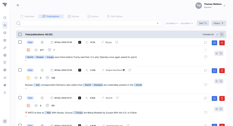 AI-powered search module