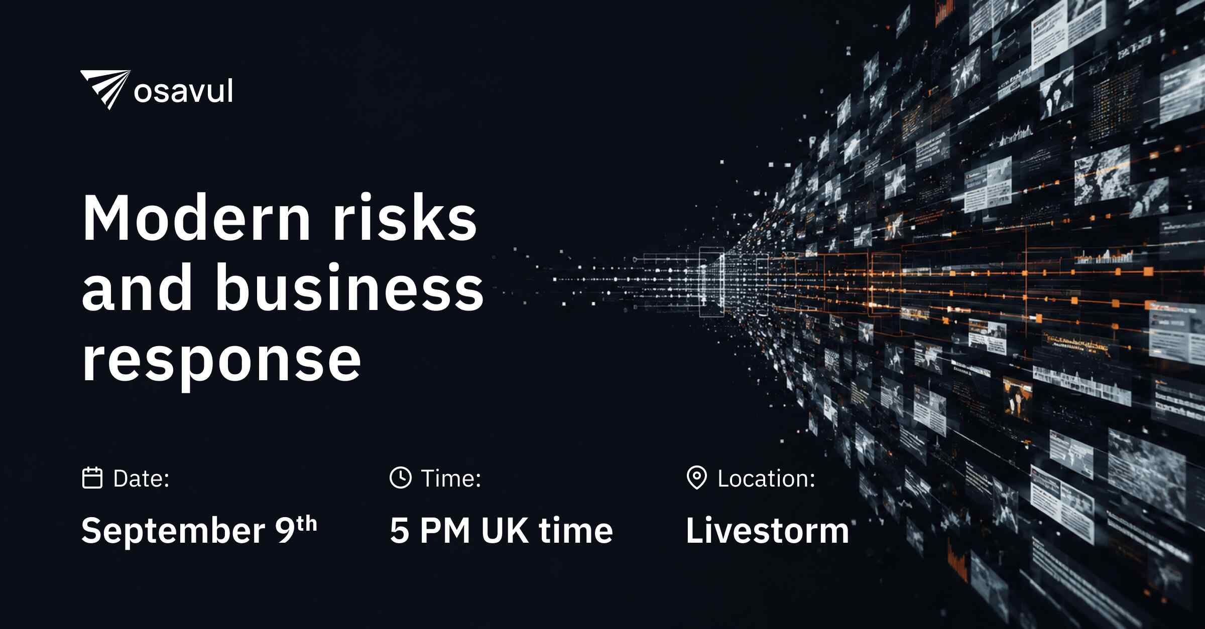 Modern risks and business response webinar