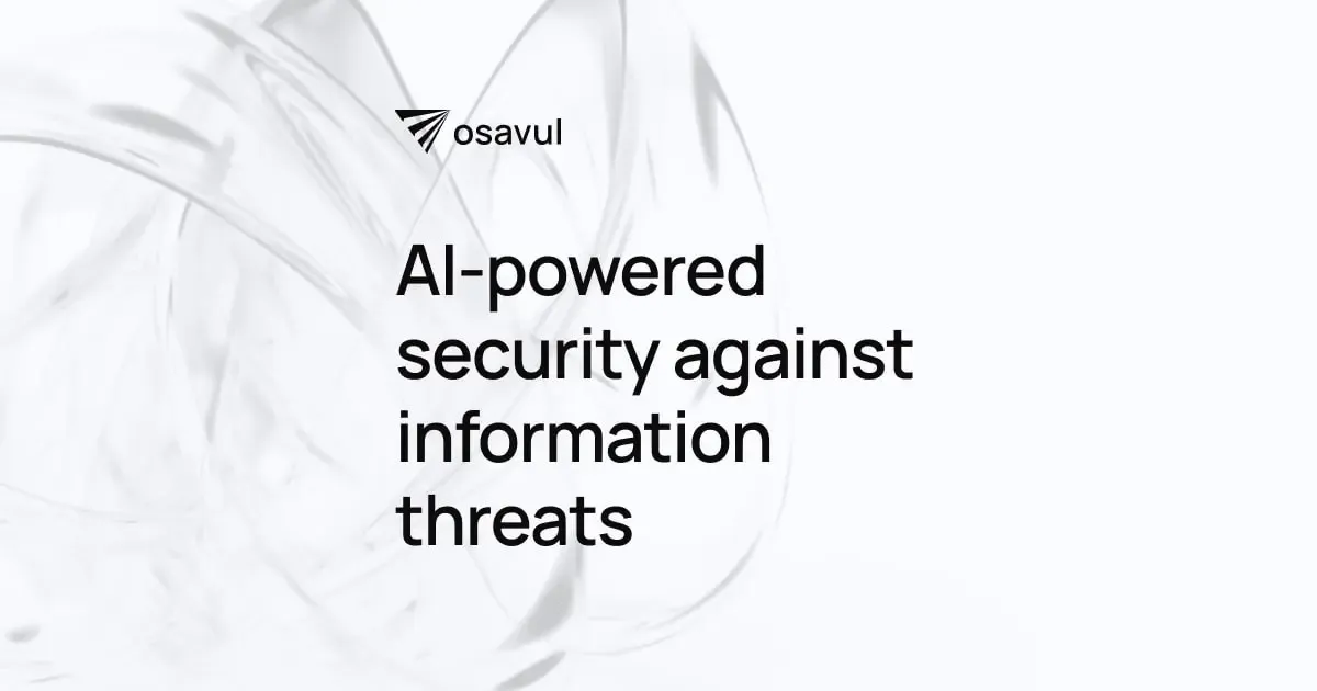 Osavul OSINT software