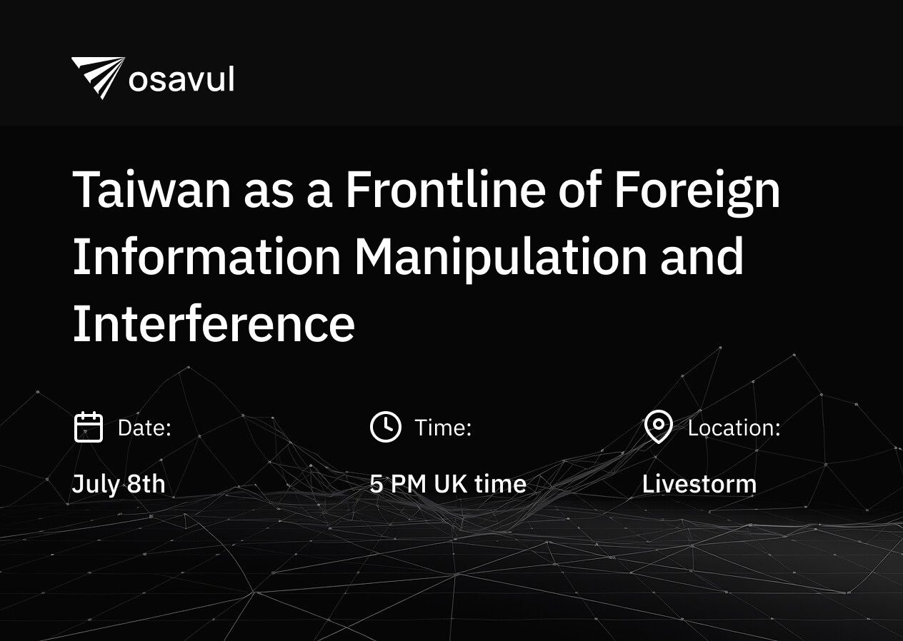 Taiwan as a Frontline of Foreign Information Manipulation and Interference