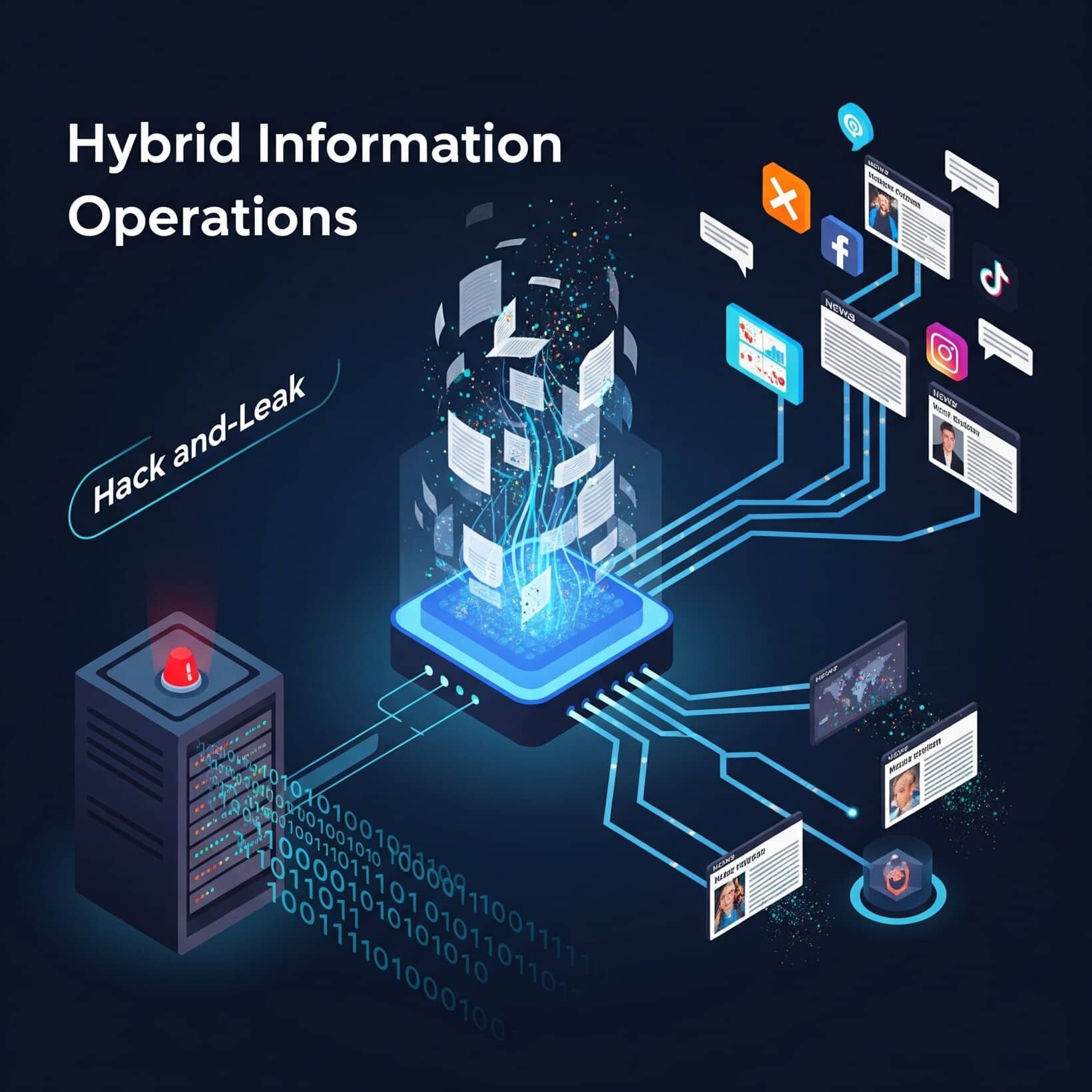 how hybrid information operations works
